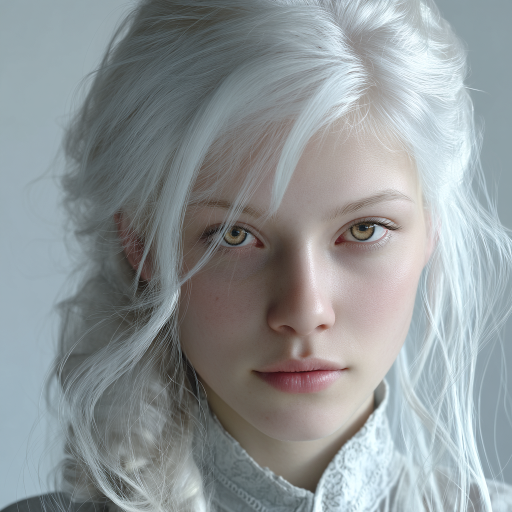 Platinum Blonde Tousled Wave Hairstyle